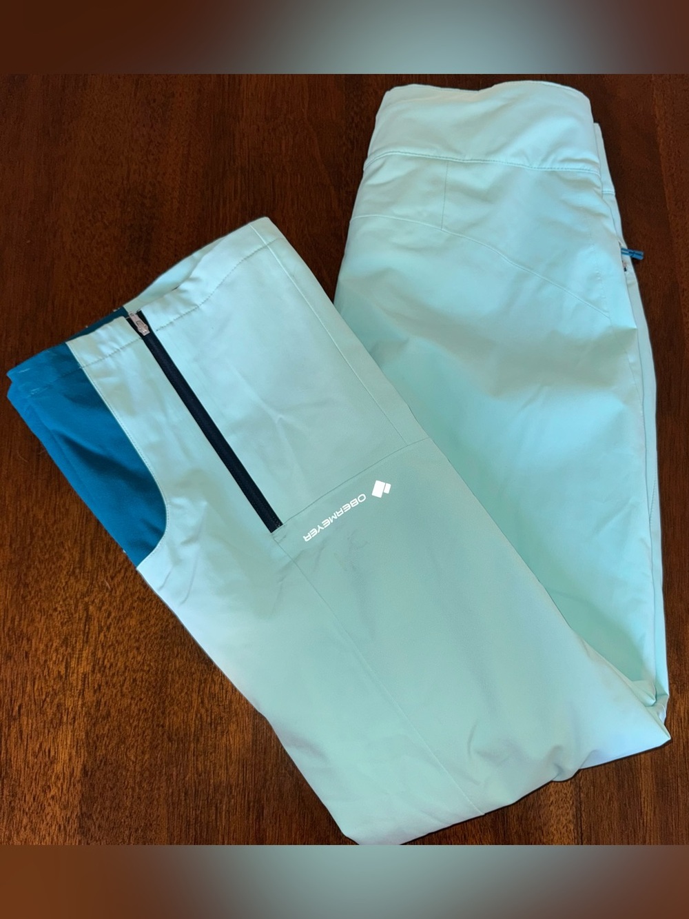 Obermeyer Bliss Pant Ski Snow Pants Teal Blue Green Women’s Size 4